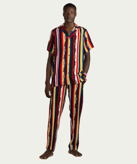 Multi-color Male Two-Piece