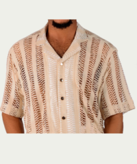 Male Net Transparent Shirt