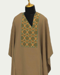 Brown Elegant Nigerian Agbada with Unique Embroidery